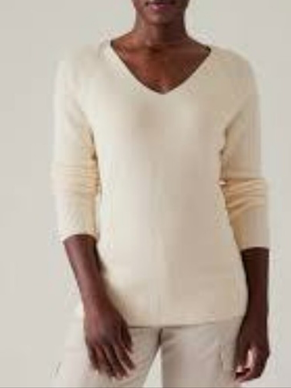 Athleta Cream Sweater